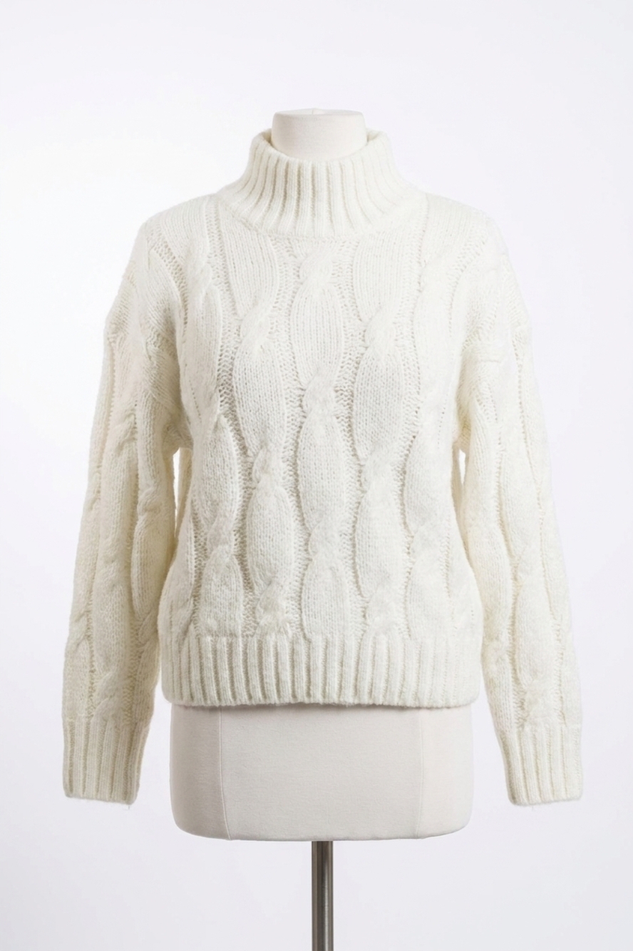 NEW NIA fiji knit sweater in ivory